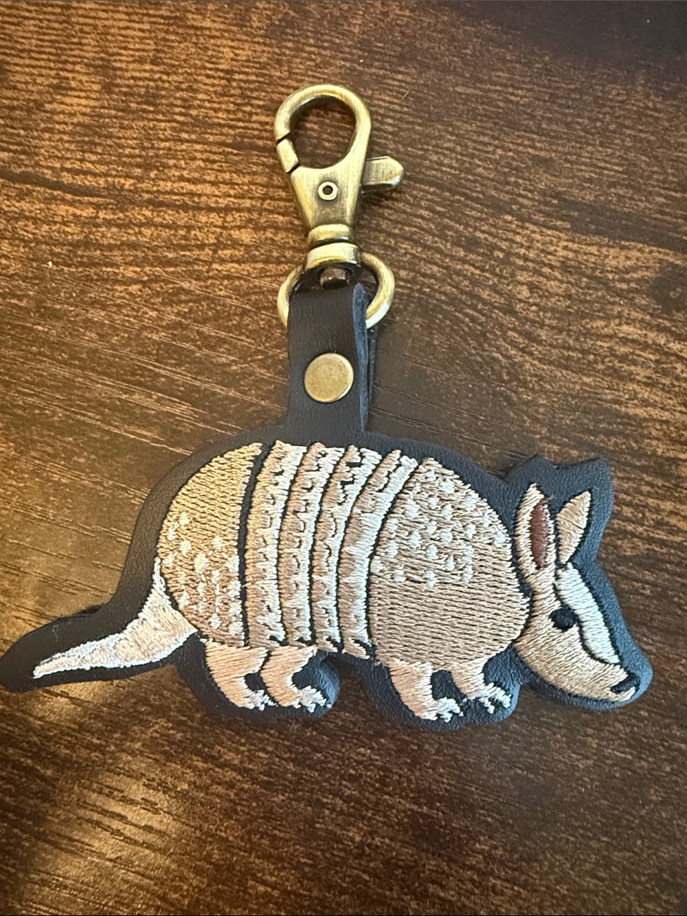 Portland Leather Armadillo charm